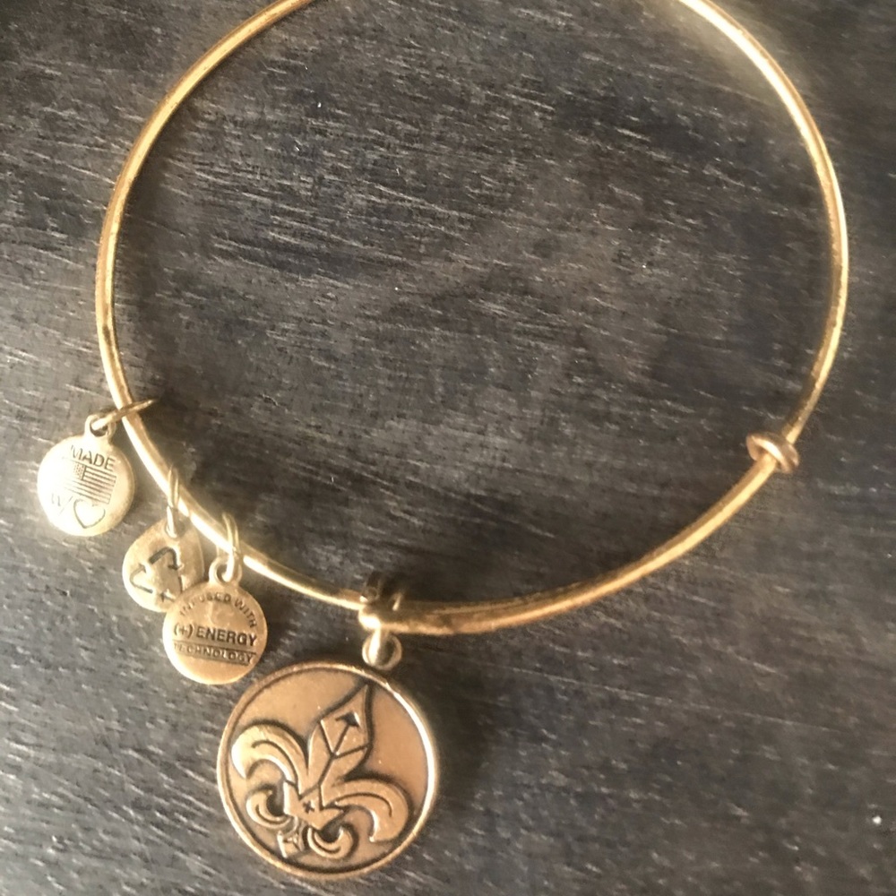 Alex and Ani fleur de lis bracelet